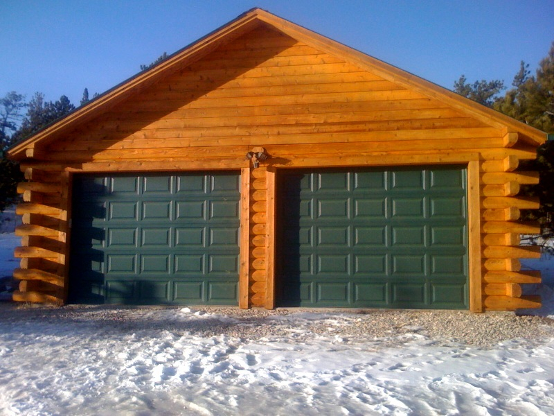 Log Cabin Staining